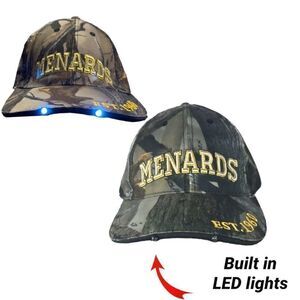 NWT Menards Logo built-in Led Headwear cap